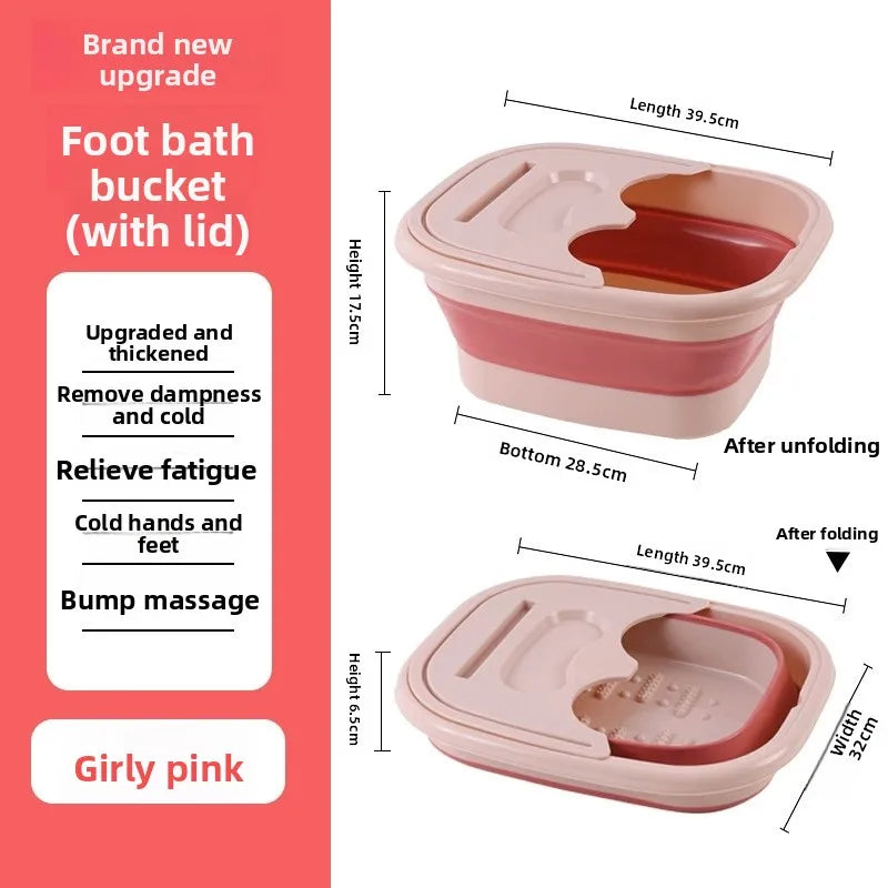 Foldable Foot Bath Tub – Portable Collapsible Basin for Travel