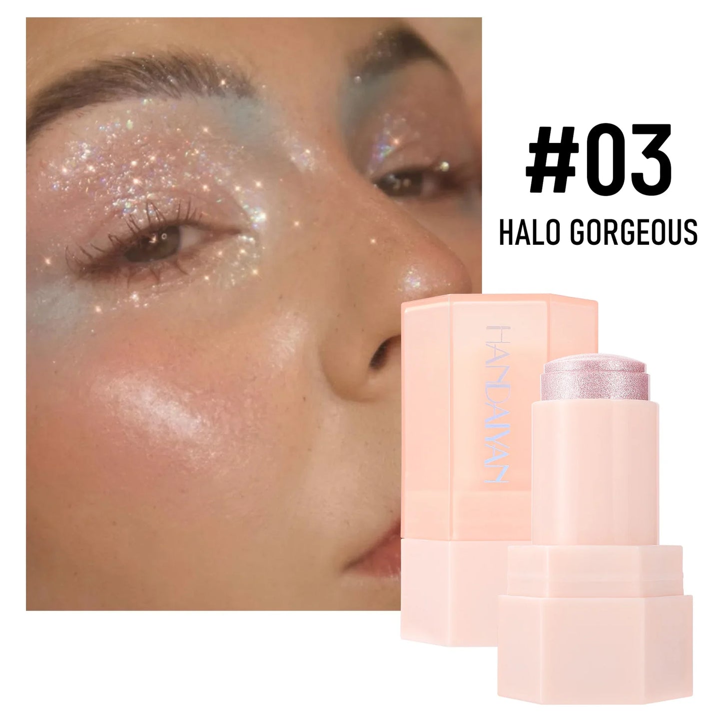 HANDAIYAN 6-Shade Creamy Shimmer Highlighter Stick – Face & Body