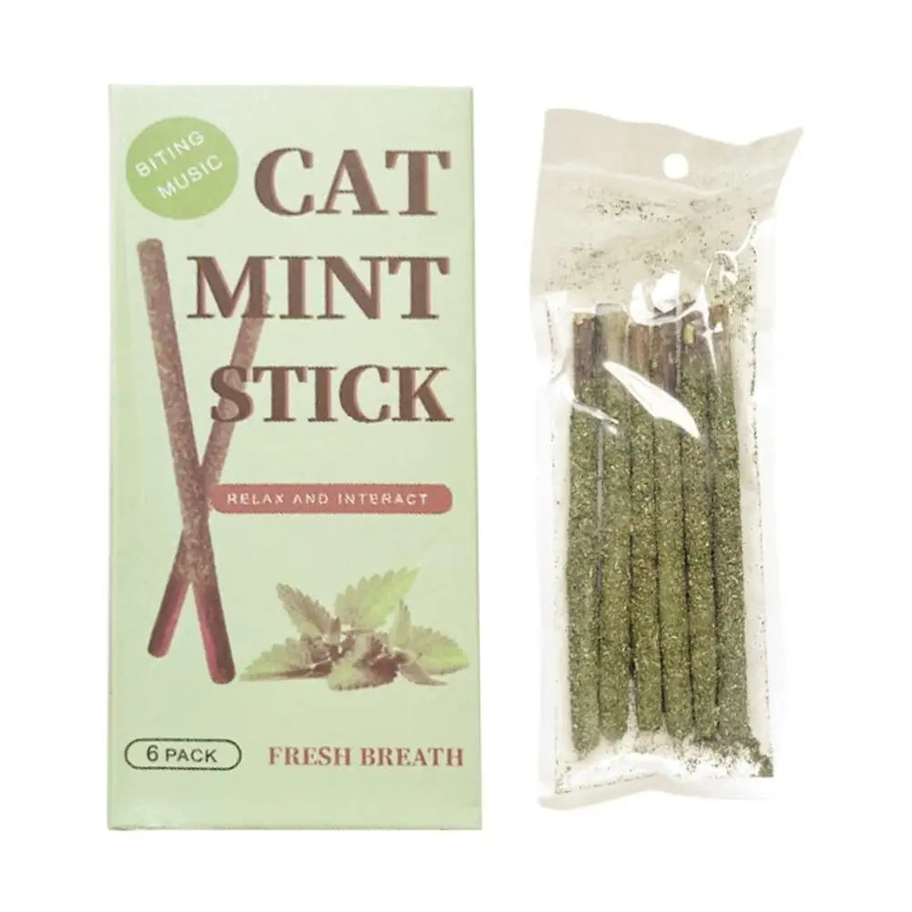6-Pack Silvervine Matatabi Cat Chew Sticks | Dental & Play Toy