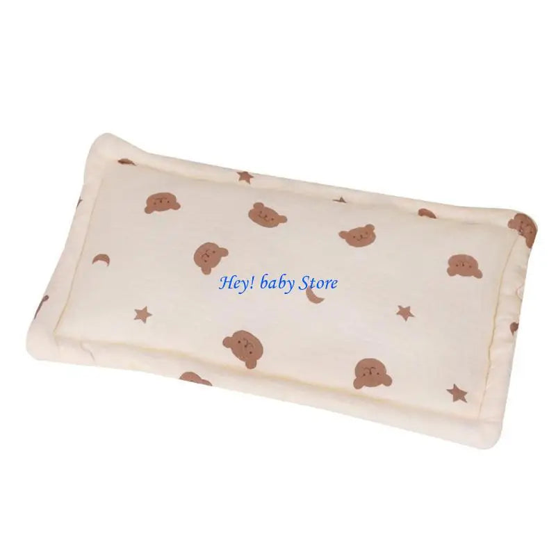 Newborn Baby Pillow – Soft Breathable 100% Cotton Head Support