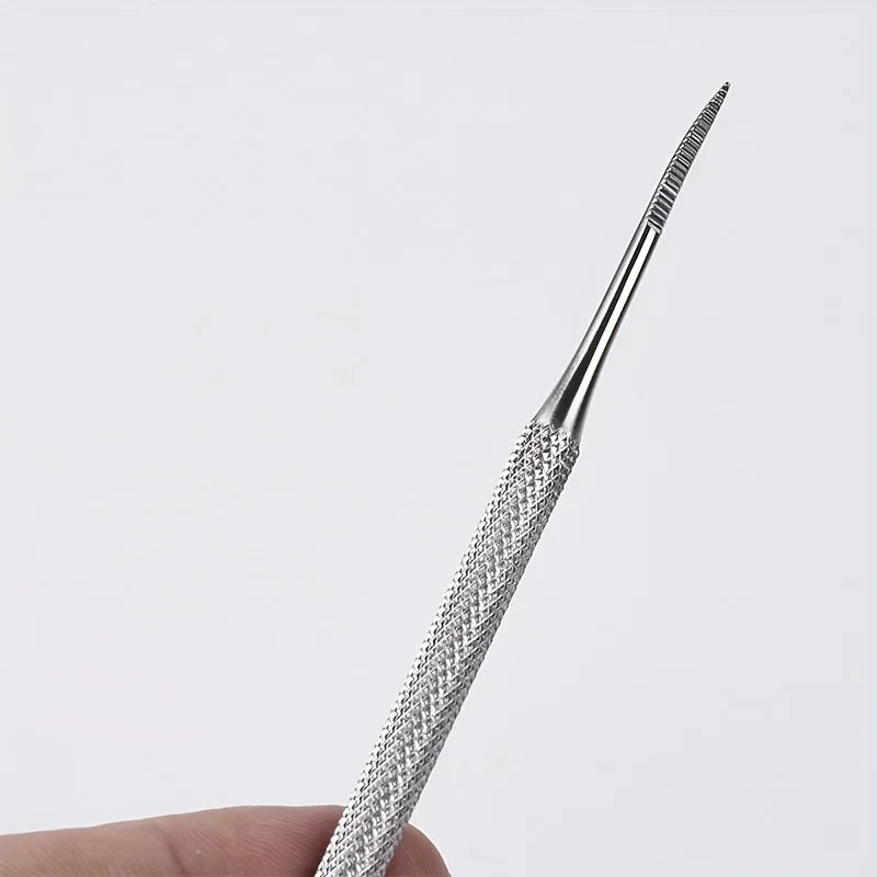 Stainless Steel Nail File, Manicure File, Multifunctional Nail Art Pen, Nail File Tool Peaceful Pleasures Health and Wellness