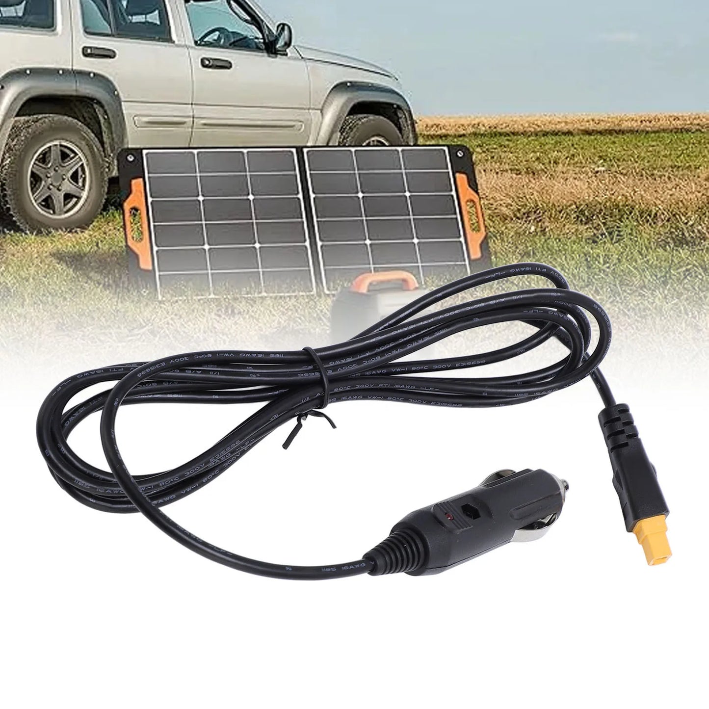 Cigar Lighter XT60 Female Cable Stable Power Transfer 9 84ft 18AWG