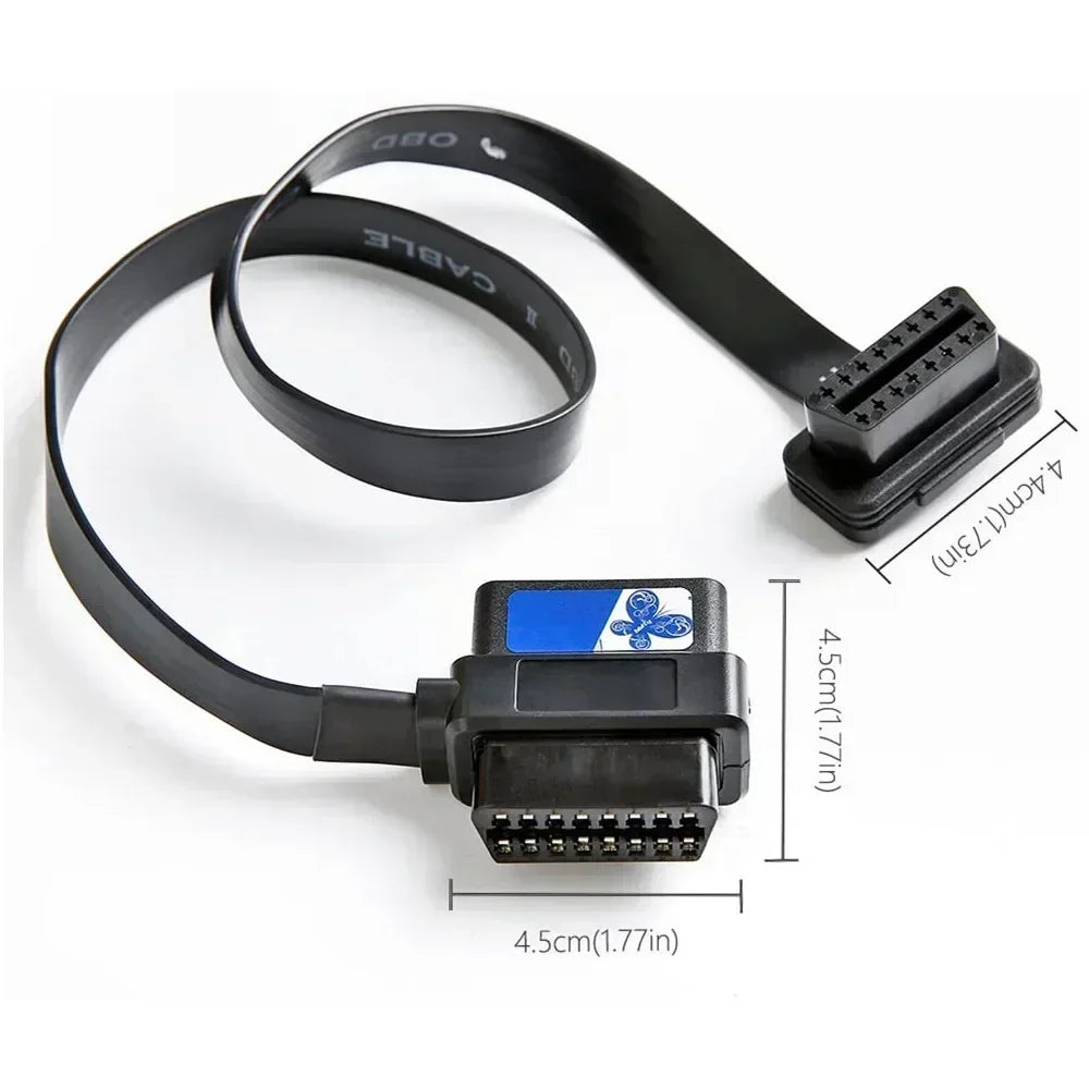 OBD2 16 Pin Splitter Extension 1x Male and 2X Female Extension Cable Adapter 60cm Code Readers Scan Tools OBD Adapter Cable Peaceful Pleasures Health and Wellness