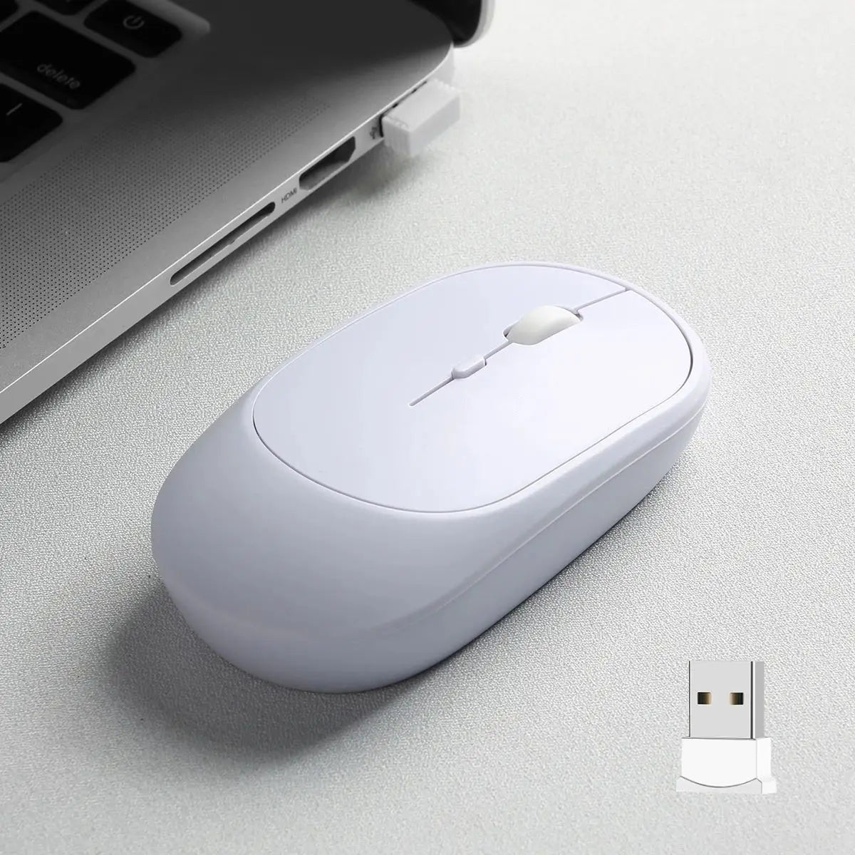 Rechargeable Wireless Mouse – Bluetooth & 2.4G Dual Mode