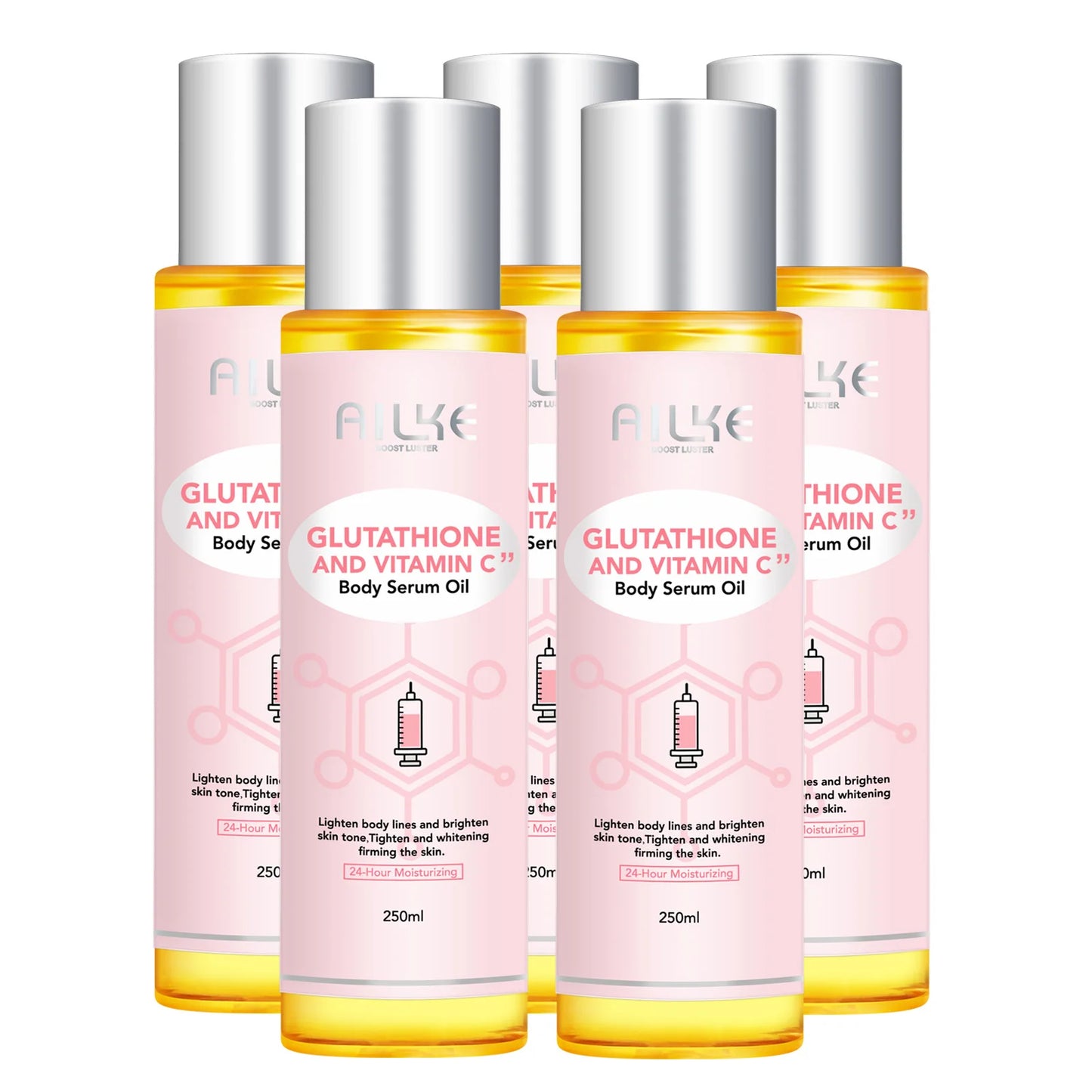 AILKE Vitamin C & Glutathione Brightening Body Oil 250ml
