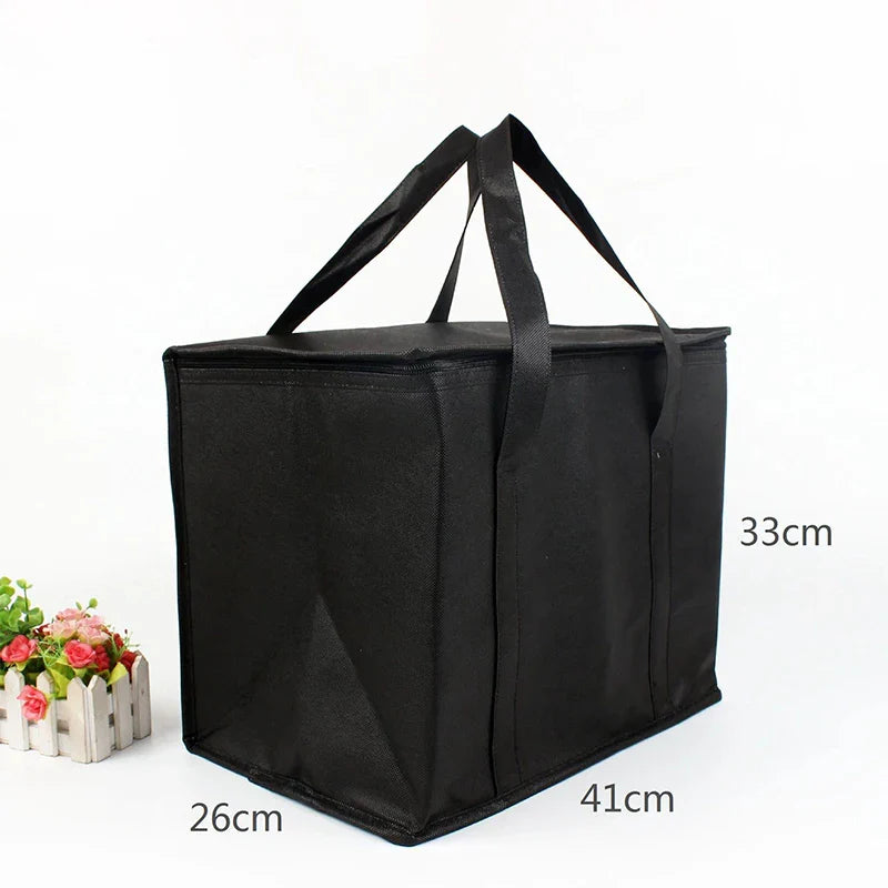 Foldable Aluminum Foil Insulated Thermal Cooler Bag | Waterproof