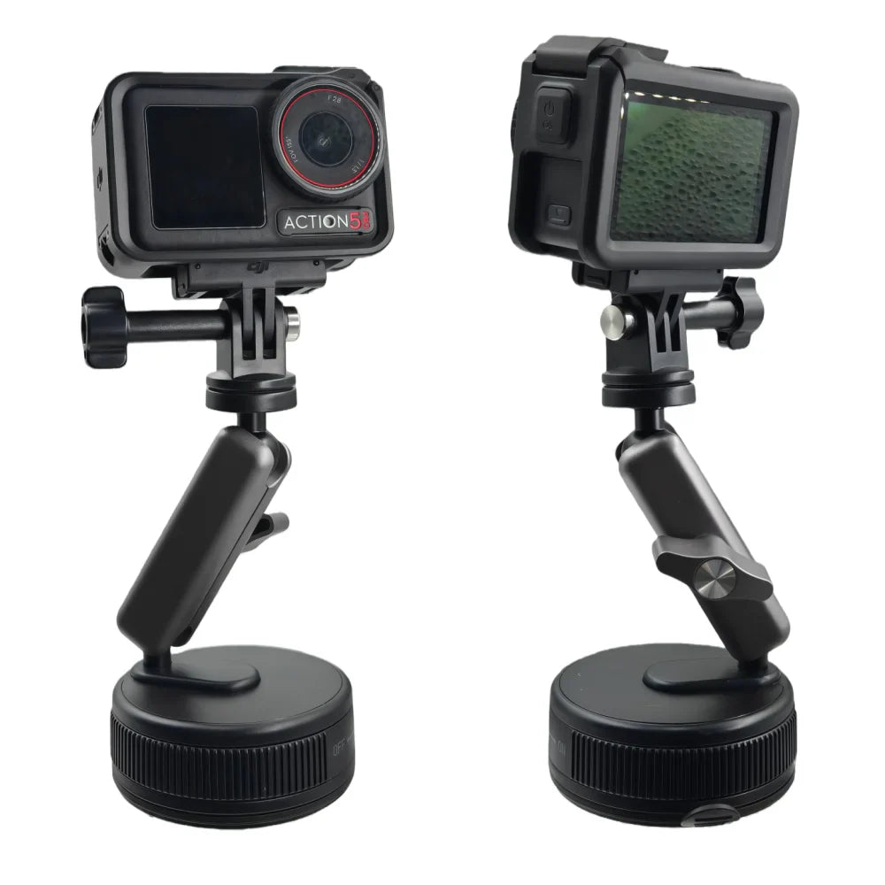 360° Suction Cup Car Mount for Insta360, GoPro & Action Cameras