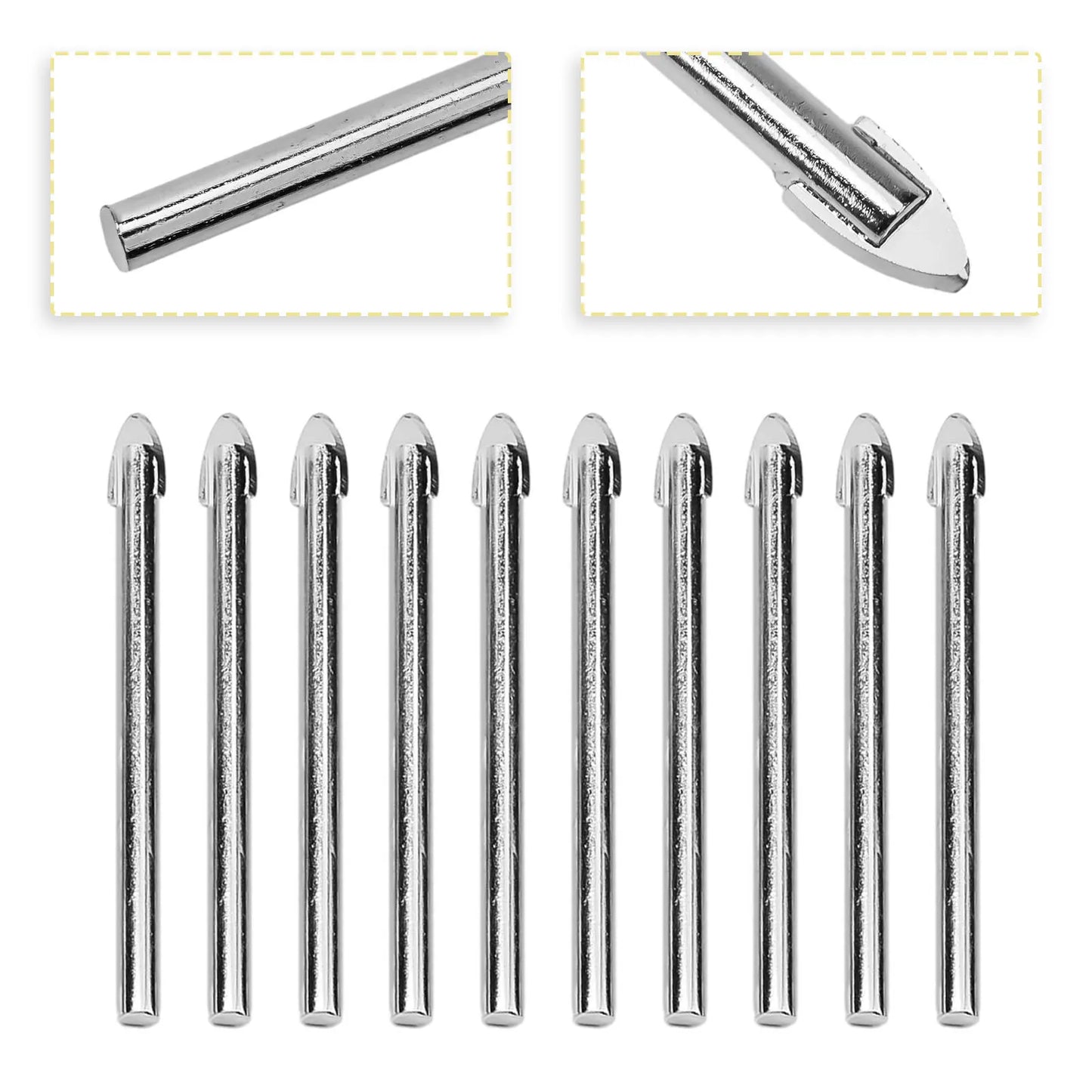 Tip Glass Ceramic Tile Drill Bit Head Cemented Carbide Drilling Hole