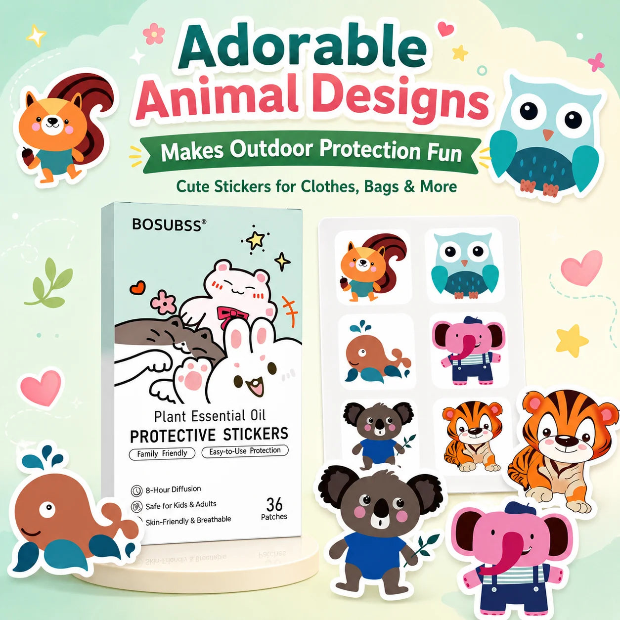 Mosquito Repellent Patches for Kids & Adults | Bug Stickers