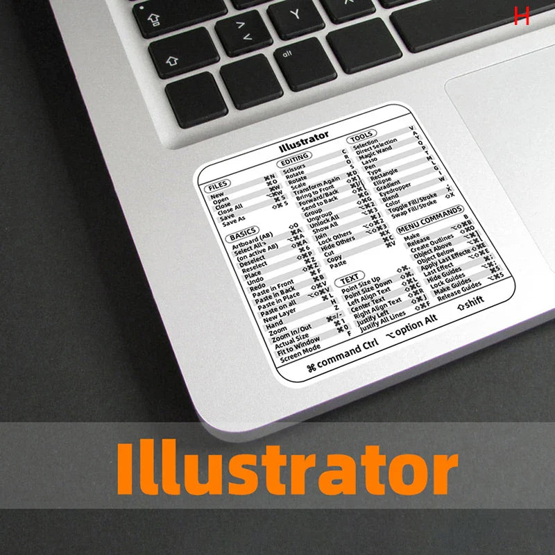 Windows PC Keyboard Shortcut Sticker – 14 Styles | PVC