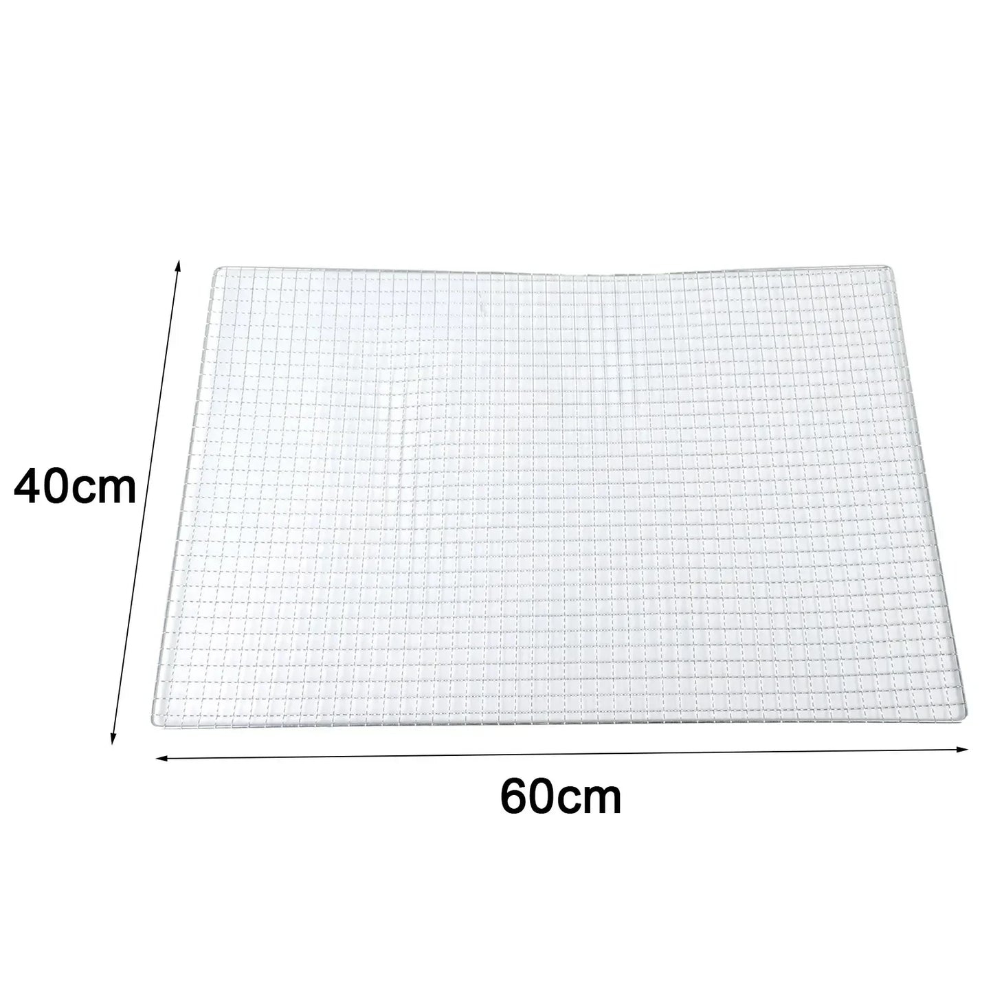 BBQ Grill Mesh Grate – Stainless Steel Grid for Camping & BBQ