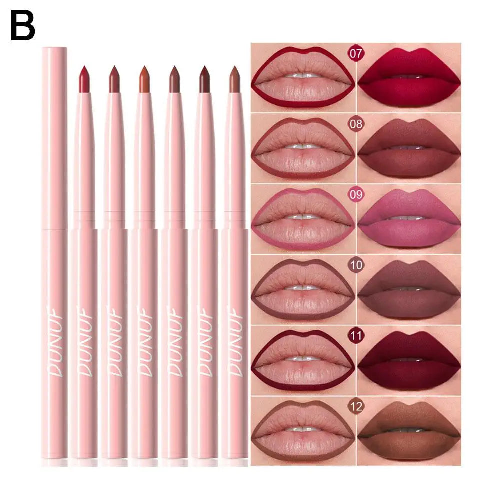 Lip Liner Pen Set for Long-Lasting Waterproof Color Peaceful Pleasures Health and Wellness B