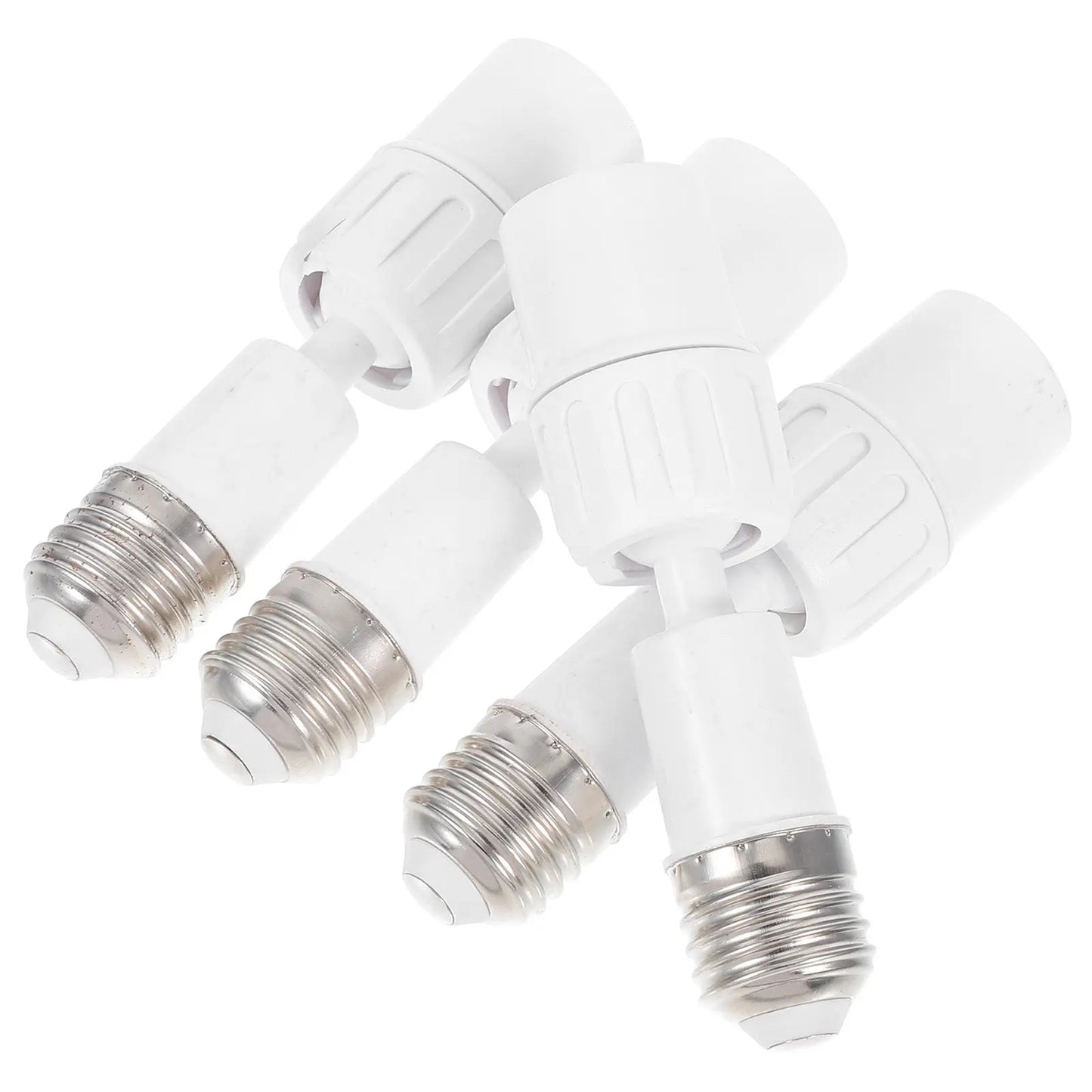 4Pcs Light Bulb Socket Extender Adapter E27 to E27 Articulated Extender for Enhanced Brightness Wide Coverage Easy Installation Peaceful Pleasures Health and Wellness