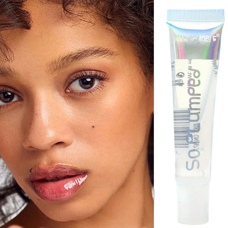 6PCS Gifts for Women Lip Oil Sets IMAN OF NOBLE Transparent Colorless Moisturizing Lip Oil Lip Gloss Lip Care Peaceful Pleasures Health and Wellness
