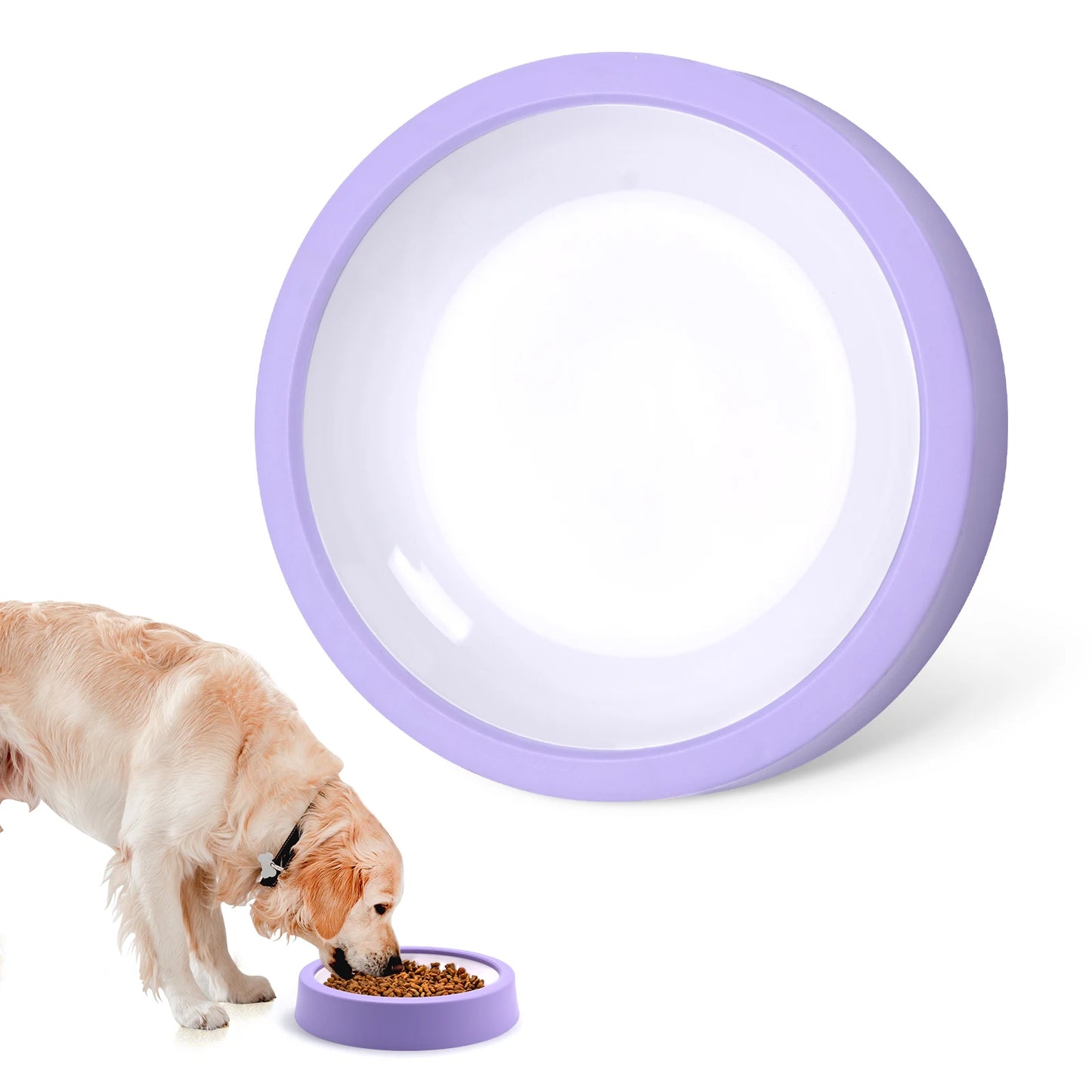 Pet Dog Slow Feeder Bowl Fun Non Slip Anti-gulping Slower Food