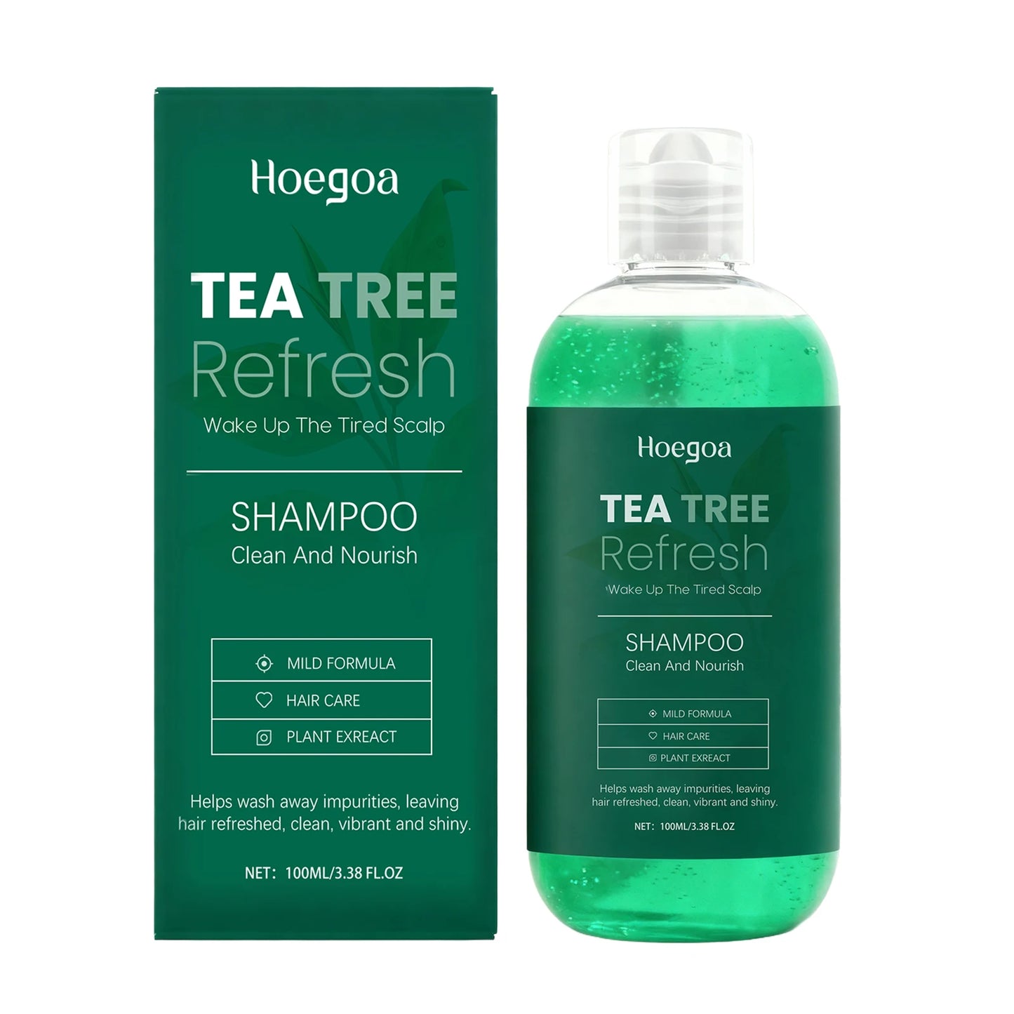 Jaysuing Tea Tree Shampoo – Peppermint Lavender Rosemary 100ml