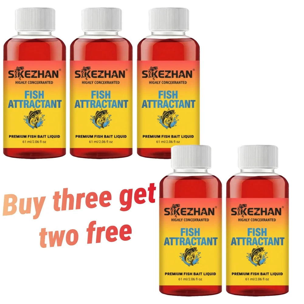 61ml Concentrated Red Worm Liquid Fish Attractant Strong Bloodworm Scent Bait Additive for Bass Perch Catfish Fishing Peaceful Pleasures Health and Wellness 5PCS