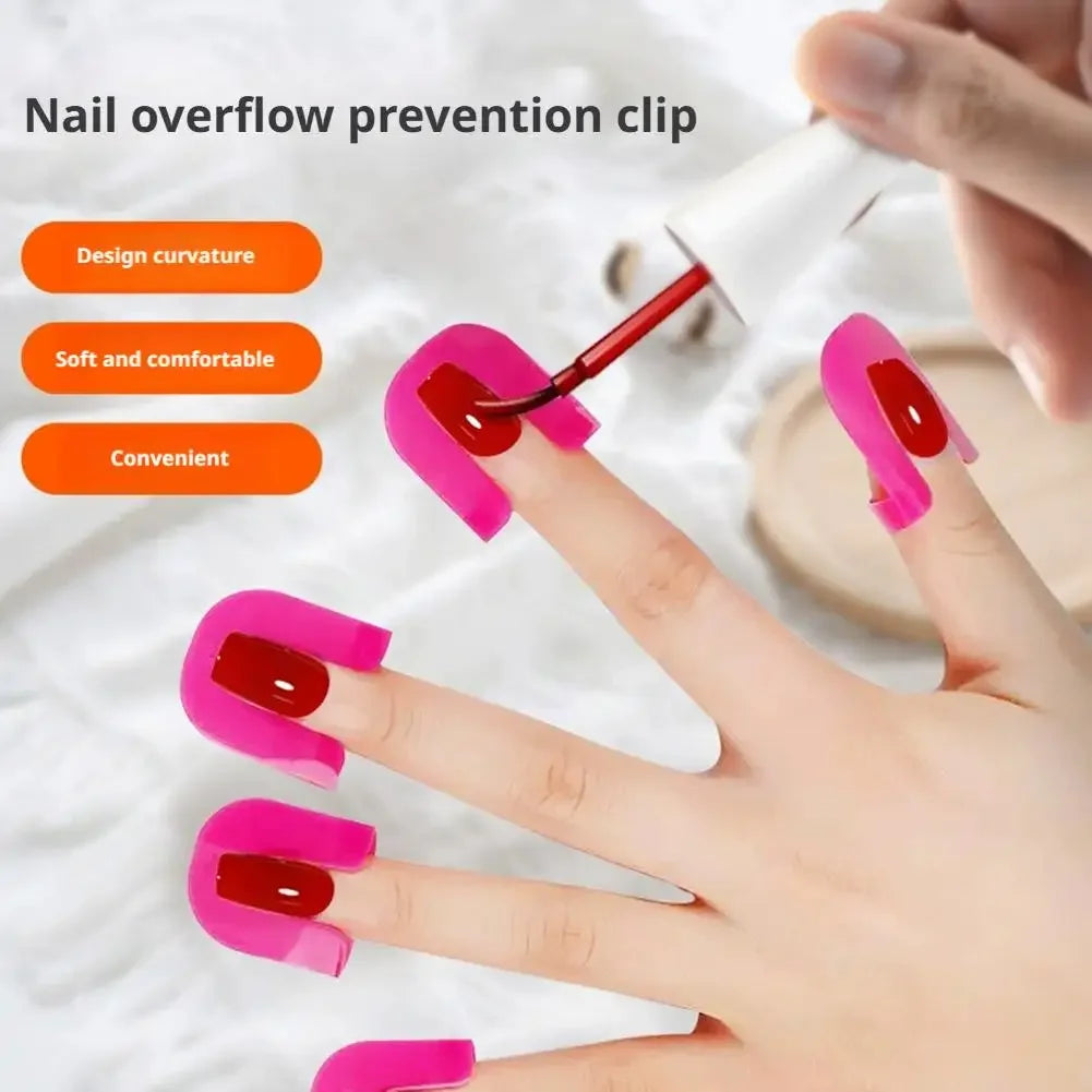 Spill-Proof Nail Polish Protector for Fingers, Nail Polish Protector 26PCS/kit Manicure Stencils Holder for Nails Art Painting Peaceful Pleasures Health and Wellness