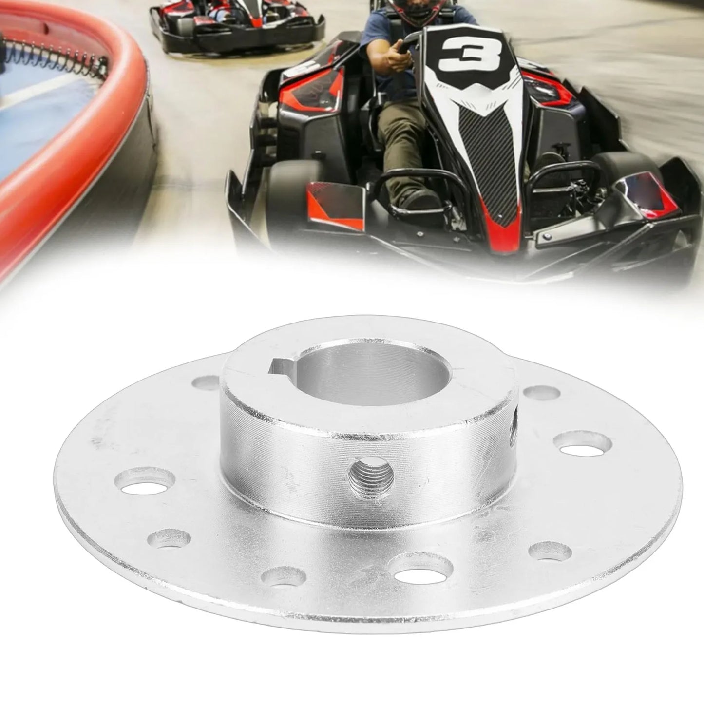 Go Kart Steel Sprocket Hub 1in Bore 1/4in Keyway | Predator 212