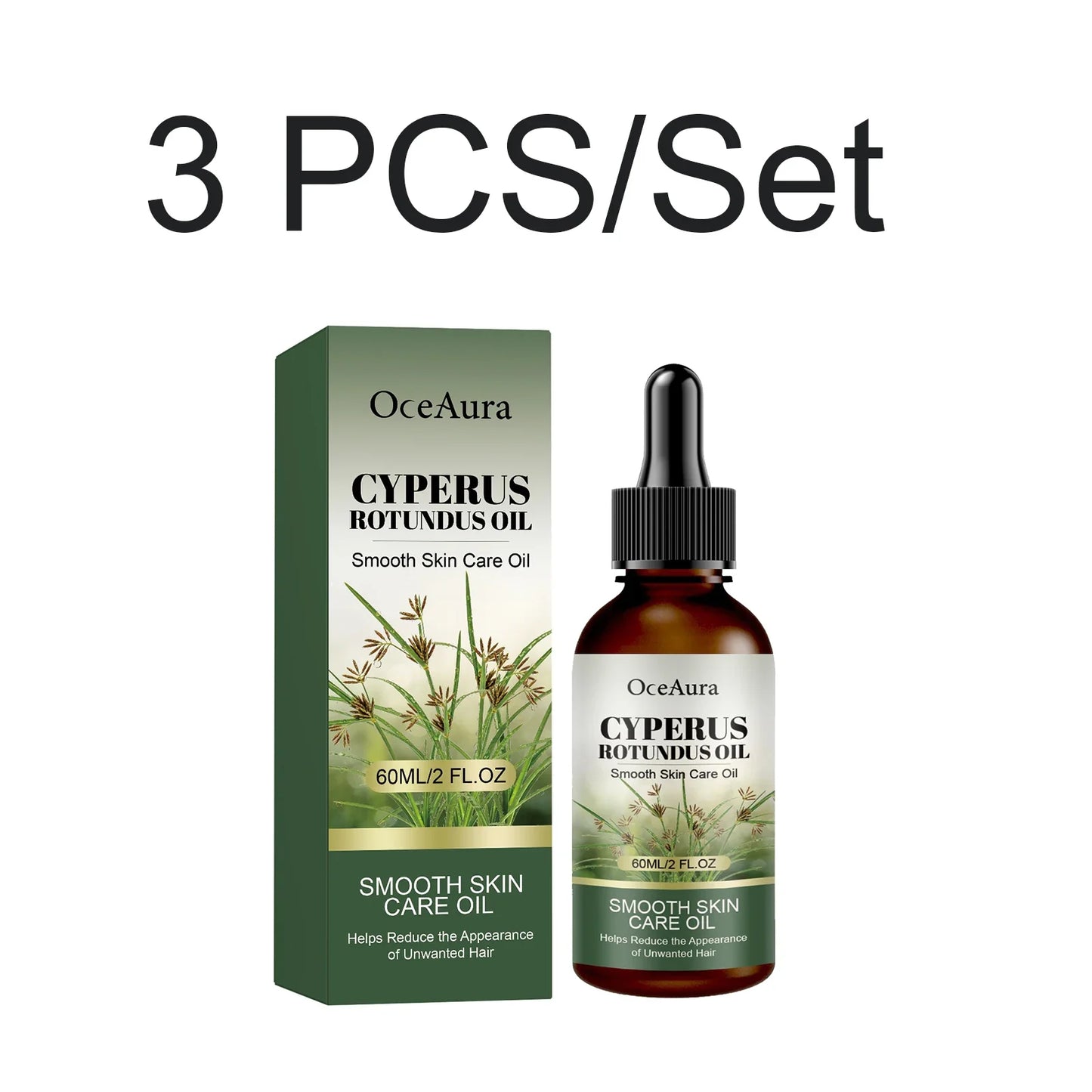 Cyperus Rotundus Body Oil – Hair Reduction & Moisturizing 60ml