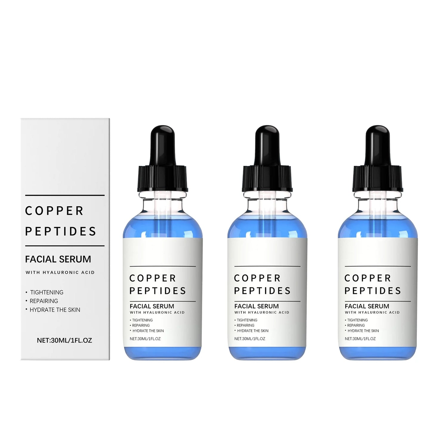 Copper Titanium Hyaluronic Acid Serum – Brightening & Hydrating