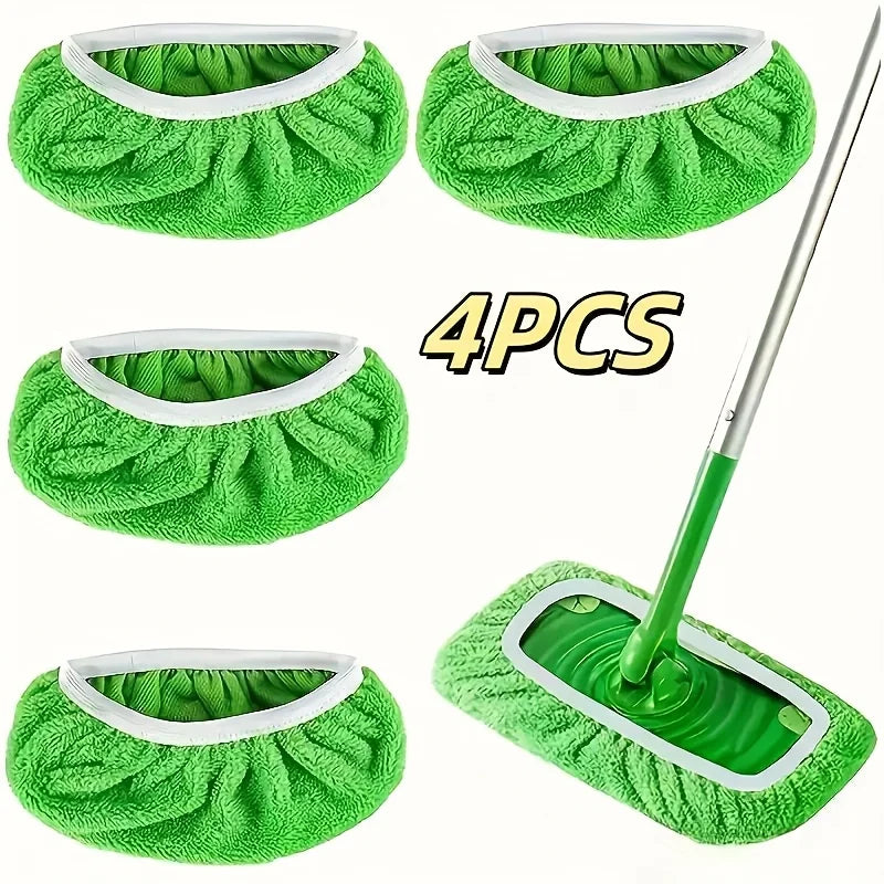 Reusable Microfiber Mop Pads 4/7 Pack – High Absorption