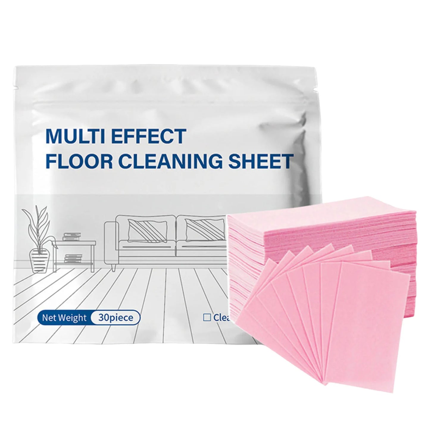 Disposable Home Floor Cleaner Multi-Functional Household Cleaning Sheet Scented Tile Brightening Clean Tablets for Tile Floors Peaceful Pleasures Health and Wellness Pink 5