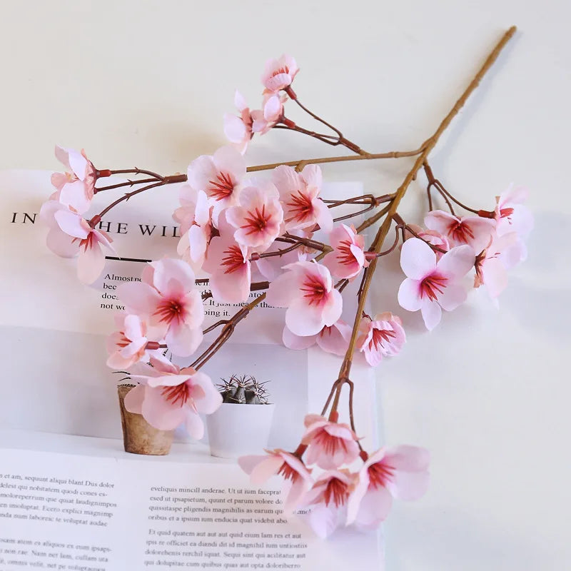 41cm Silk Cherry Blossom Artificial Flowers | Pink Wedding Décor