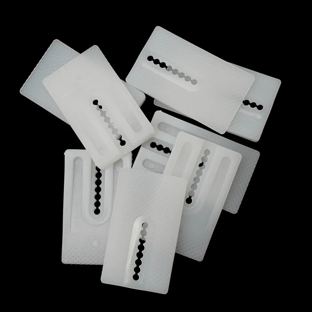 8-Pack Plastic Leveling Shims for Furniture, Cabinets & Toilets