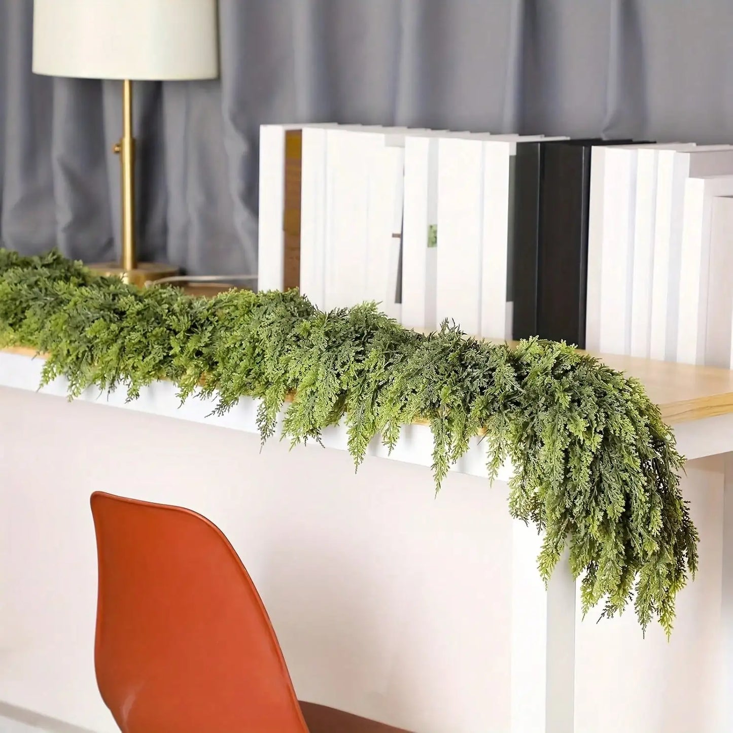 70" Artificial Christmas Garland – Norfolk Pine Cedar, 180cm