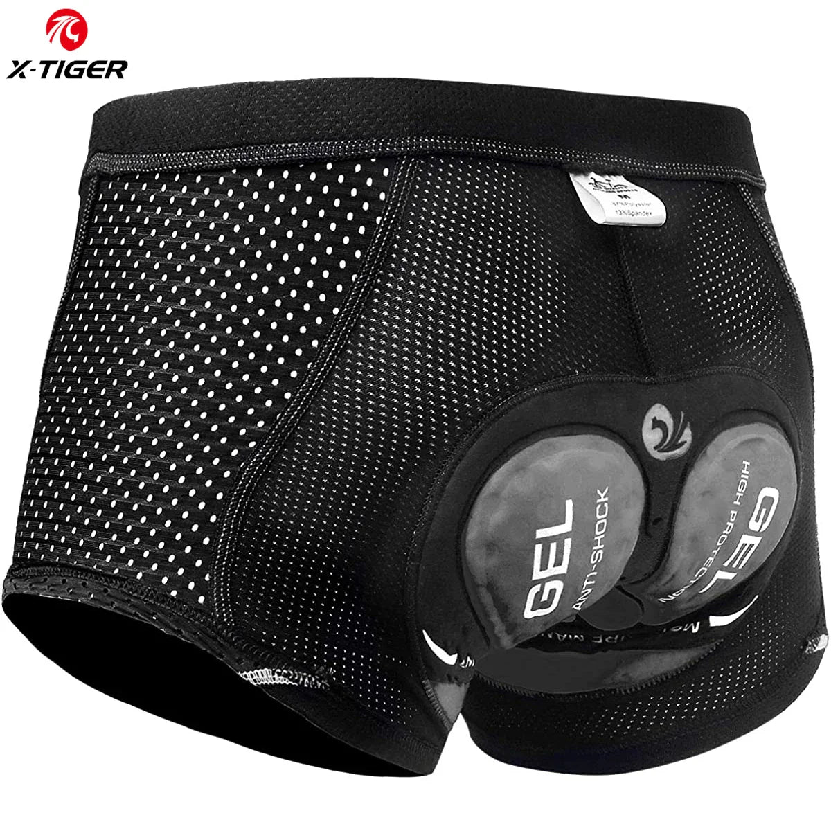 X-TIGER Men's 5D Gel Padded Cycling Underwear Shorts | MTB