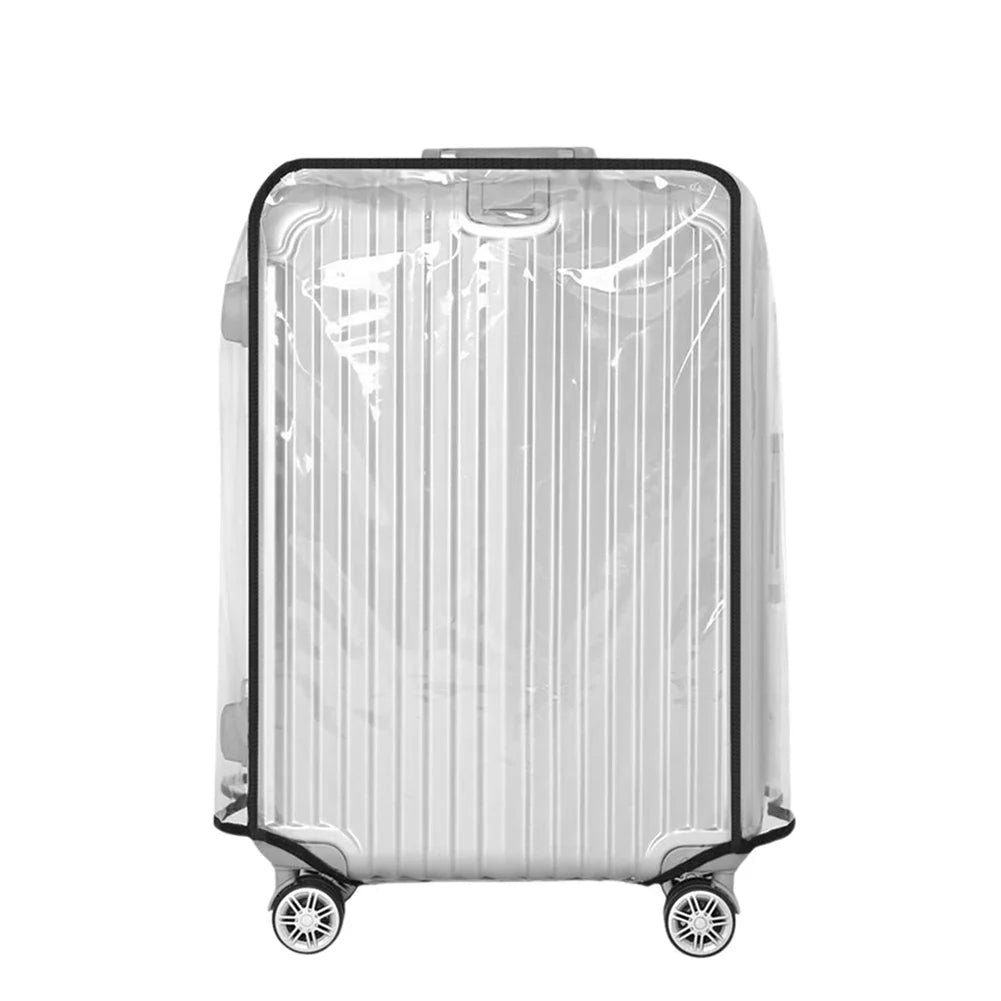 Clear PVC Suitcase Cover Protector 18–30 Inch | Waterproof