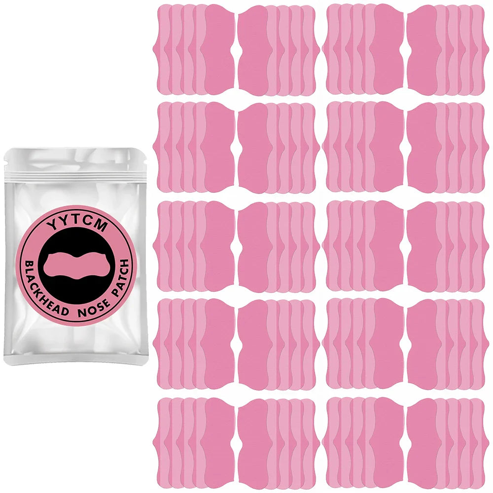 Large Pink Nose Pore Strips – Deep Cleansing Blackhead Remover