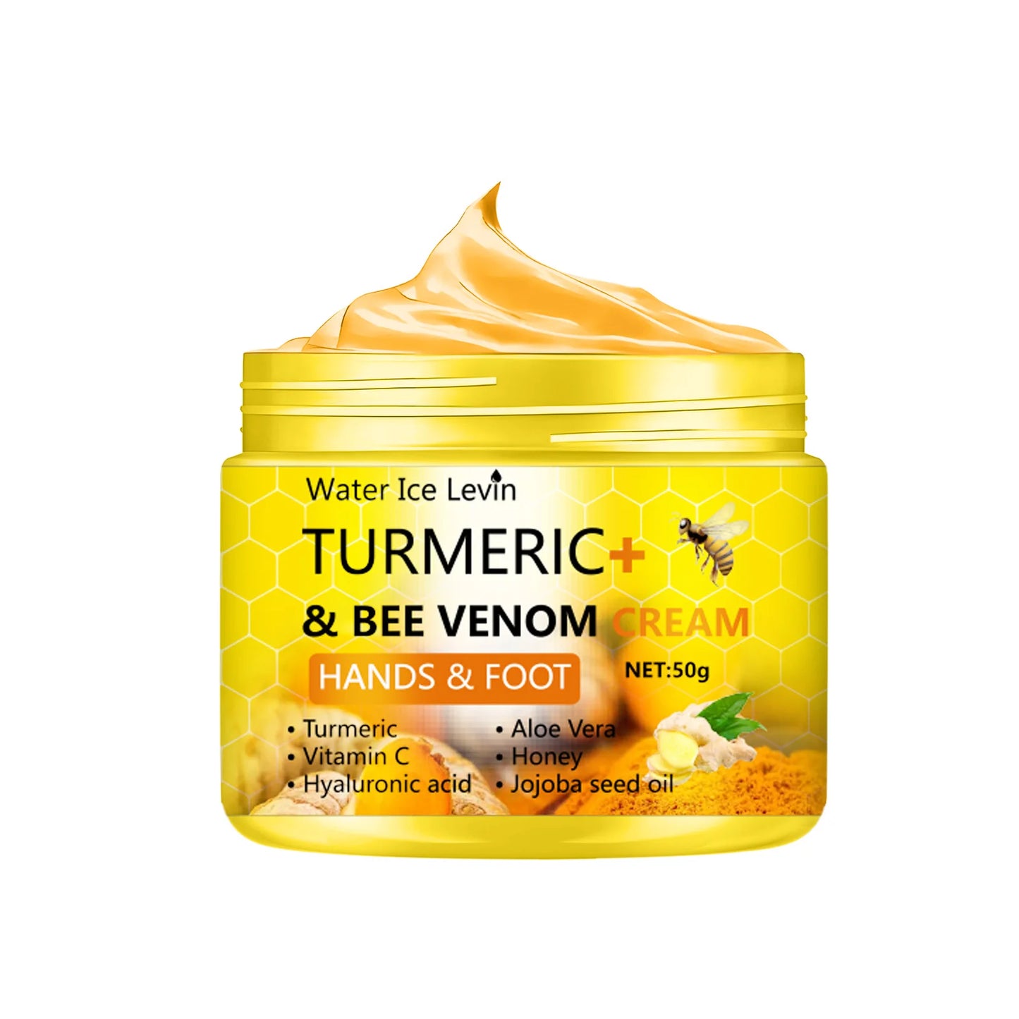 Turmeric & Bee Venom Hand & Foot Repair Cream – 50g