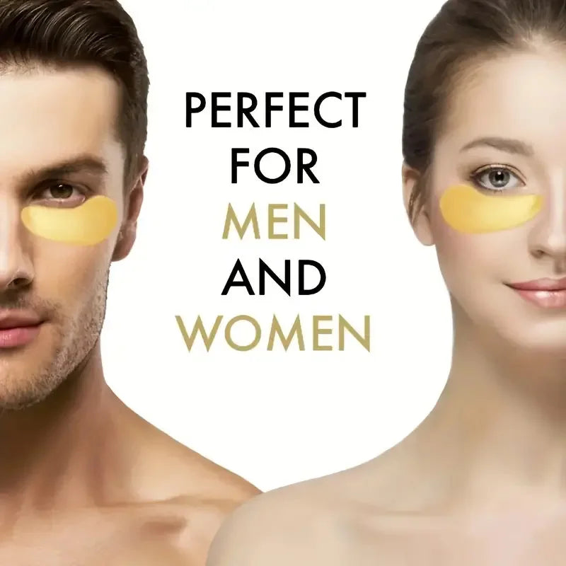 24K Gold Collagen Eye Mask – Firming & Moisturizing Patches 60pc