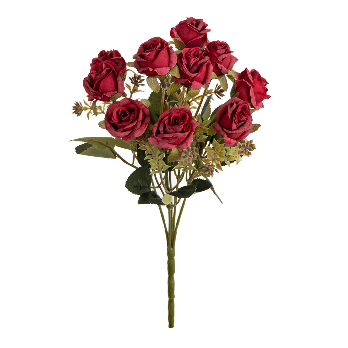 Silk Rose Artificial Flower Bouquet – Wedding & Home Décor