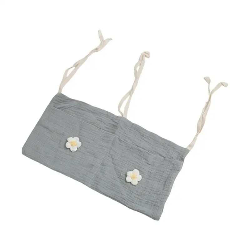 Cotton Double Pocket Baby Diaper Bag – Crib & Stroller