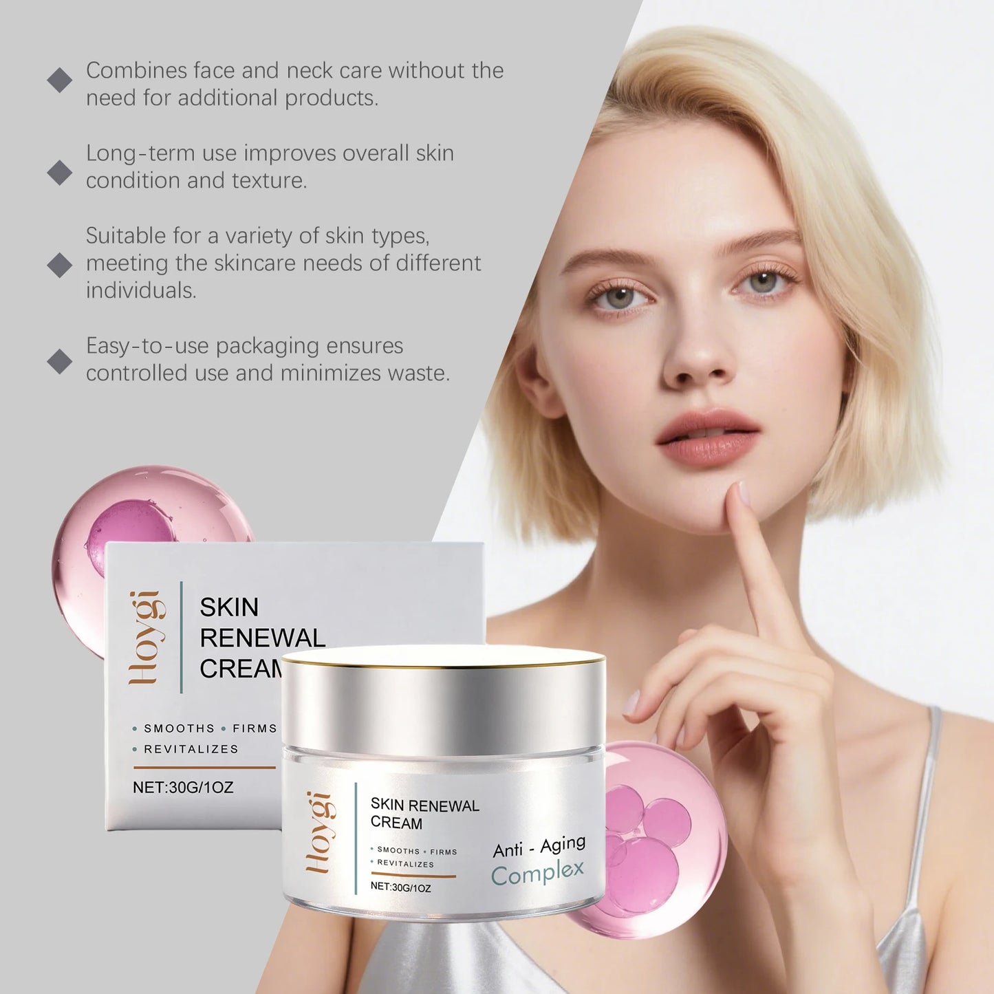 Hoygi Anti-Fatigue Facial Moisturizer – Hydrating Face Cream