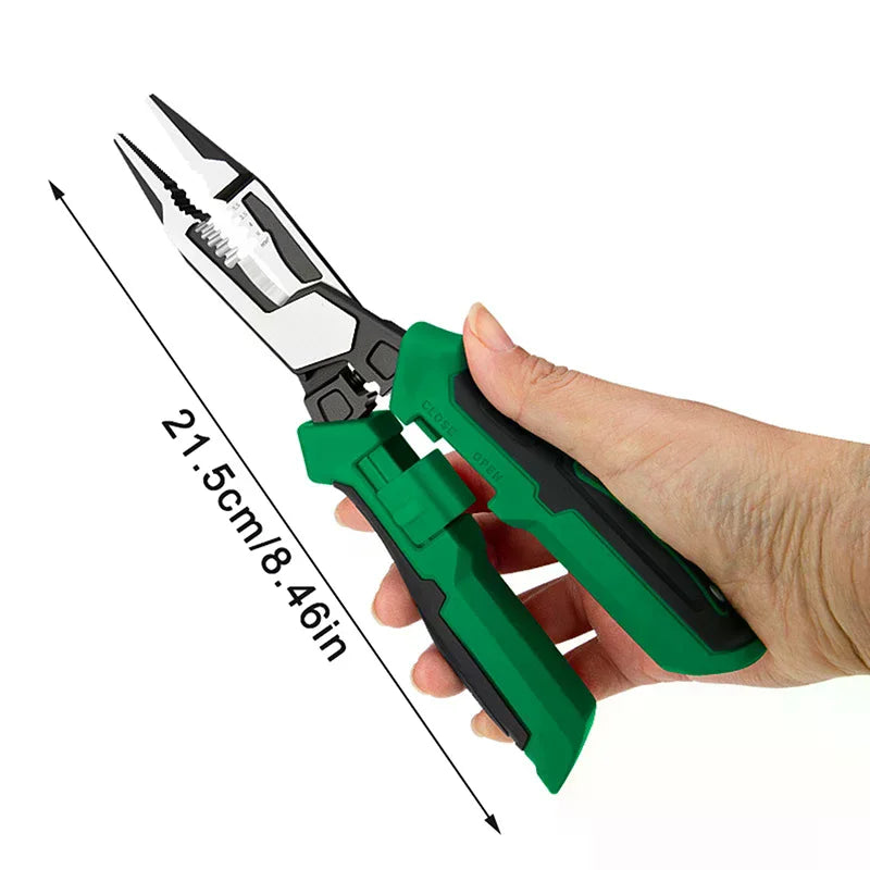 Multifunctional Wire Stripper Pliers with Digital Voltage Tester