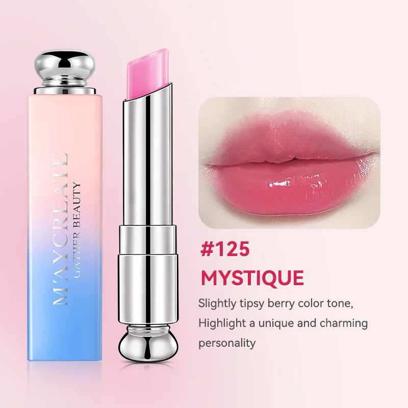 New Gradient Lipstick Moisturizing And Moisturizing Color Changing Long-Lasting Waterproof Lipstick Cosmetics for Woman in winte Peaceful Pleasures Health and Wellness Gradual Purple