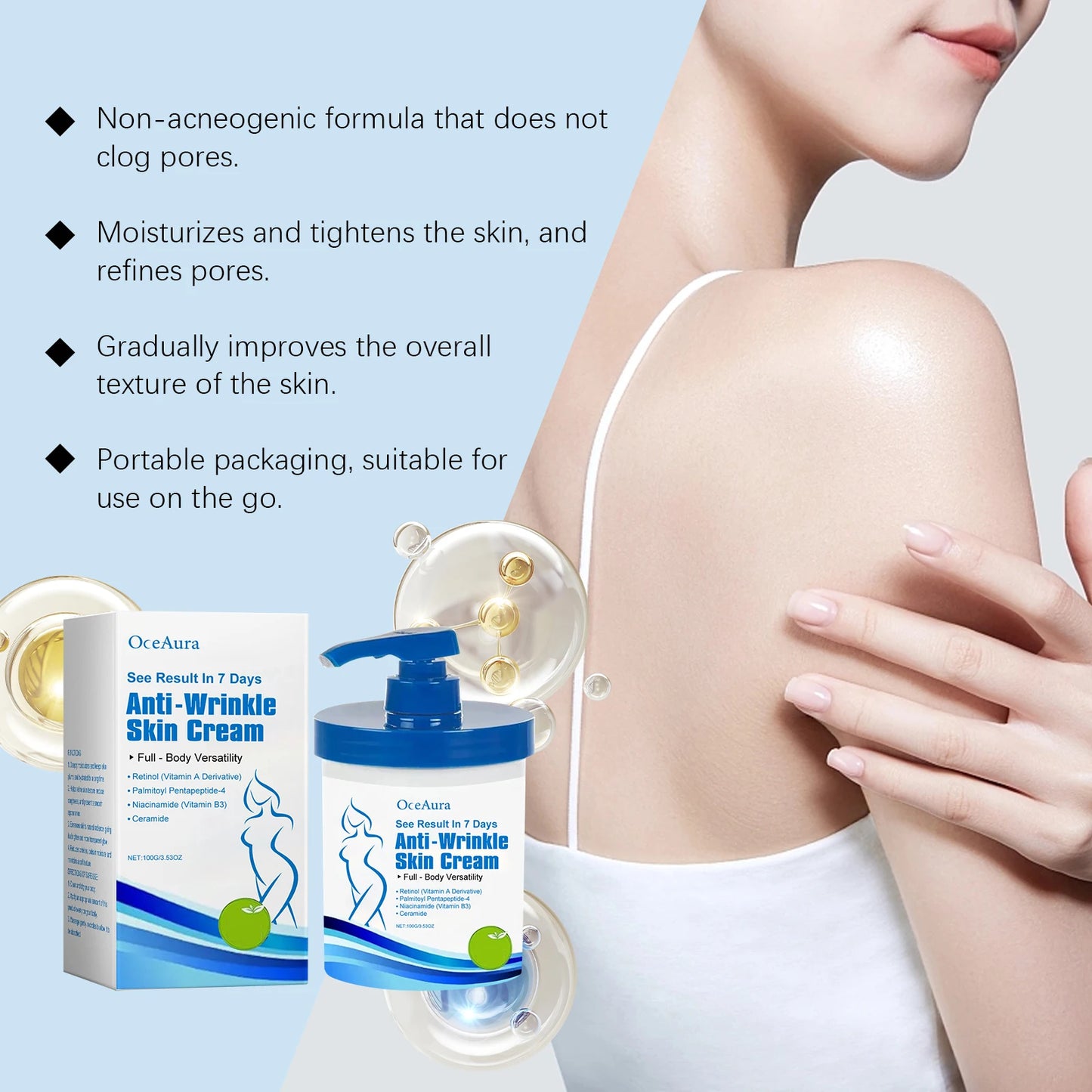 OceAura Retinol Face Cream – Anti-Aging, Firming & Wrinkles