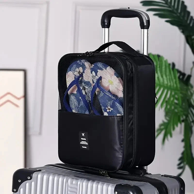 Shoe Bags for Travel – Holds 3 Pairs | Carry-On Organizer