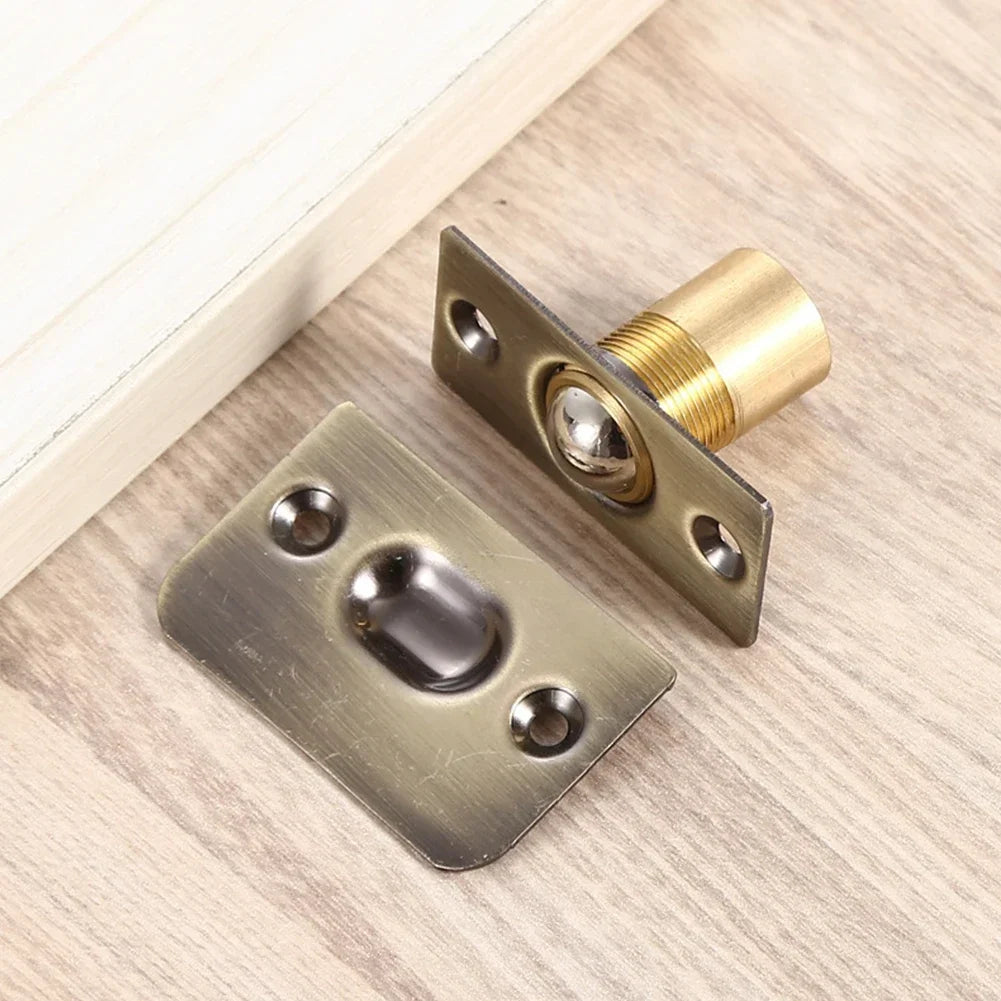 Spring Ball Catch Latch – Copper & Steel Cabinet Door Lock