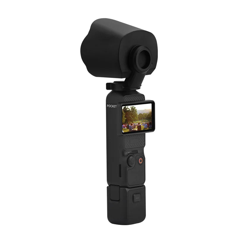 For DJI OSMO POCKET 3 Lens Hood Sunshade Cover Sports Camera Anti-Glare Protective Cover Accessories Peaceful Pleasures Health and Wellness