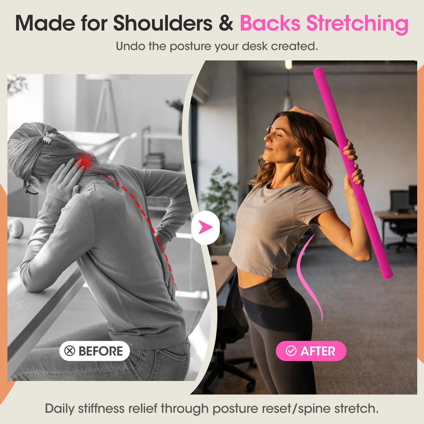Adjustable Shoulder Back Stretch Posture Corrector Neck Relief
