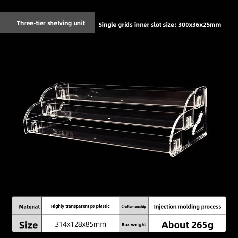 Transparent Multi-Layer Cosmetics Display Stand & Storage Rack