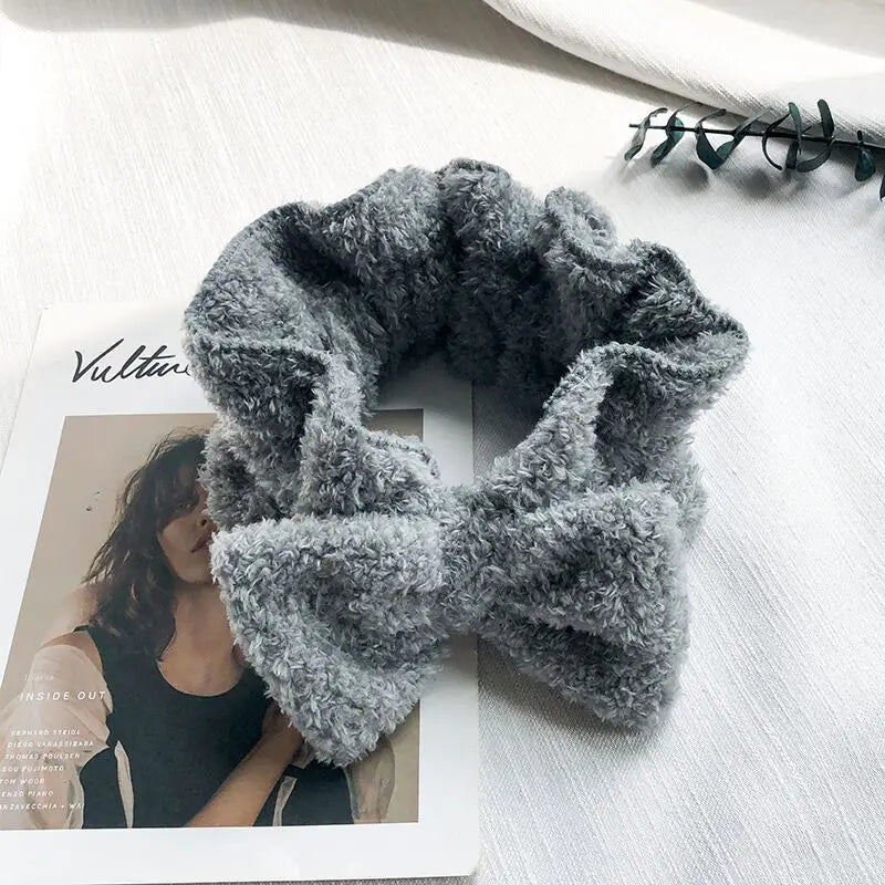 Anti-Slip Bow Face Wash Headband for Makeup & Skincare Face Wash Headband Peaceful Pleasures Health and Wellness GRAY