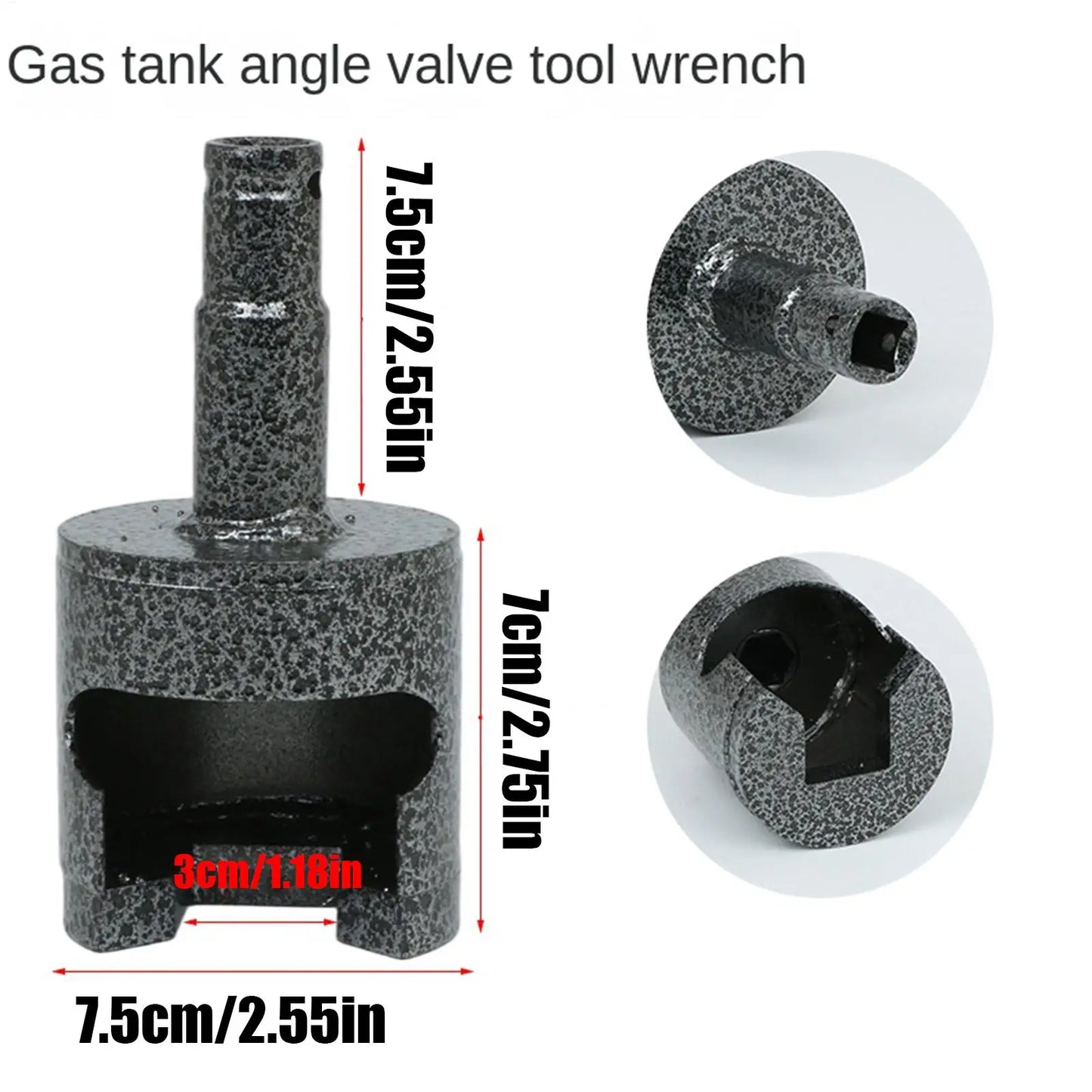 Gas Tank Valve Wrench | Manganese Steel Cylinder Spanner Cylinder Valve Wrench Peaceful Pleasures Health and Wellness