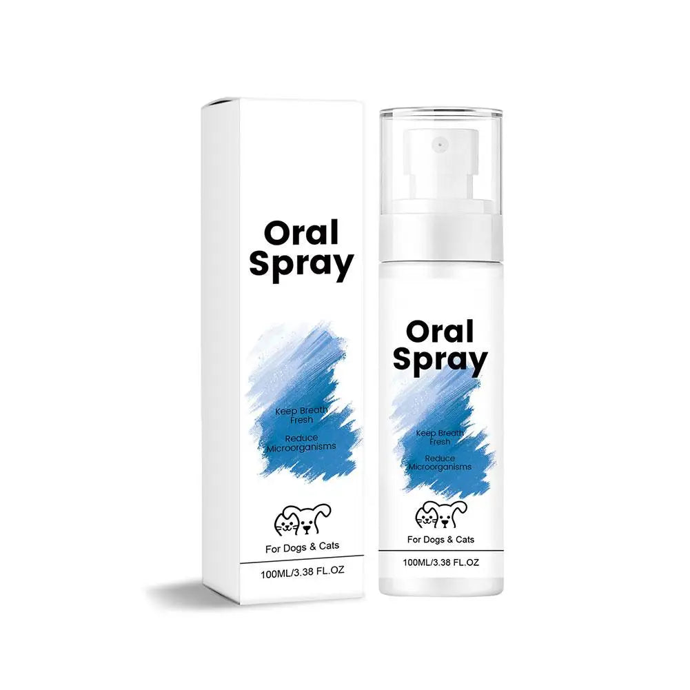 Pet Breath Spray for Dogs & Cats | Fresh Oral Hygiene 100ml