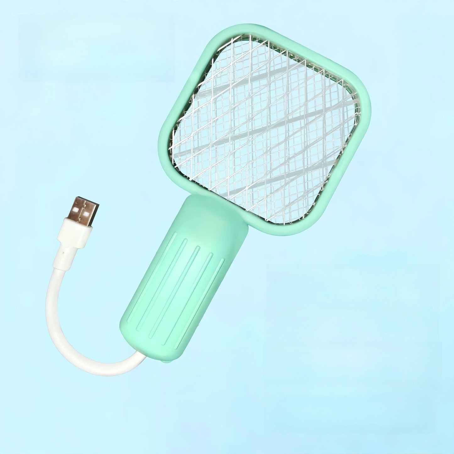 Summer New USB Mosquito Swatter Trap UV Light Mosquito Trap Portable Mosquito Killer Lamp for for Outdoor Picnic Camping Hotel Peaceful Pleasures Health and Wellness blue